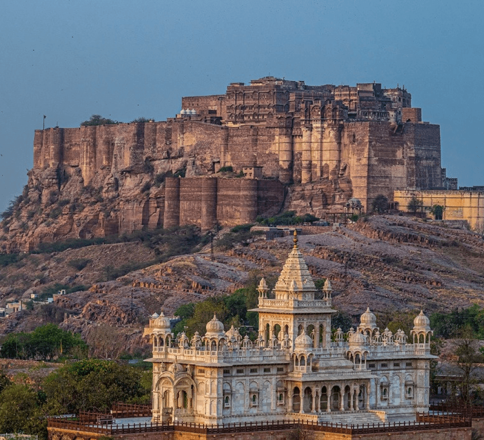 Mehrangarh Fort is a heritage of Jodhpur Rajasthan.